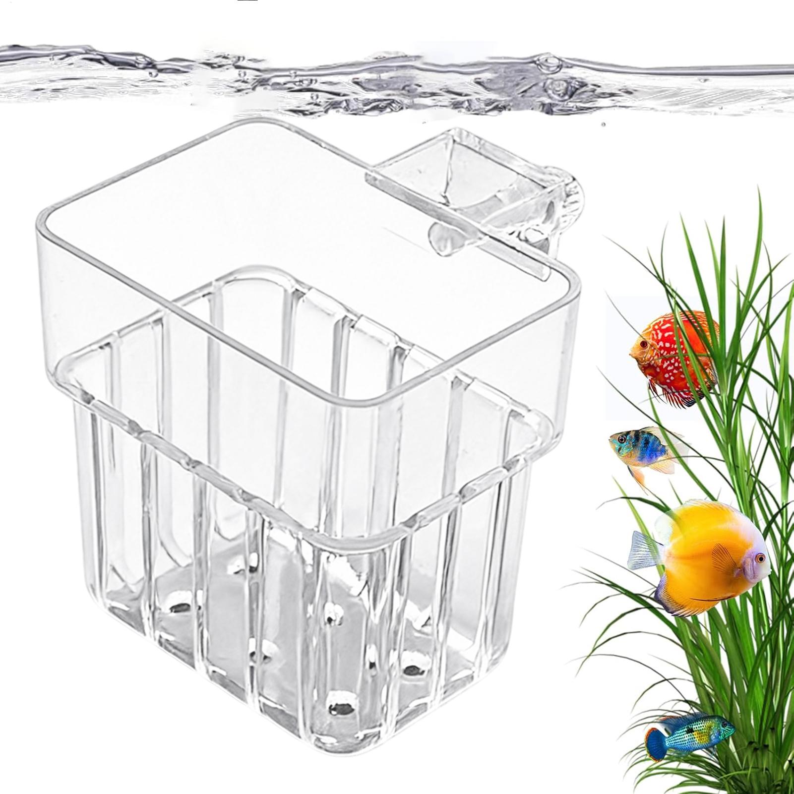 Hydroponic Grow Pod - 투명한 걸이형 수족관 식물 홀더 화분