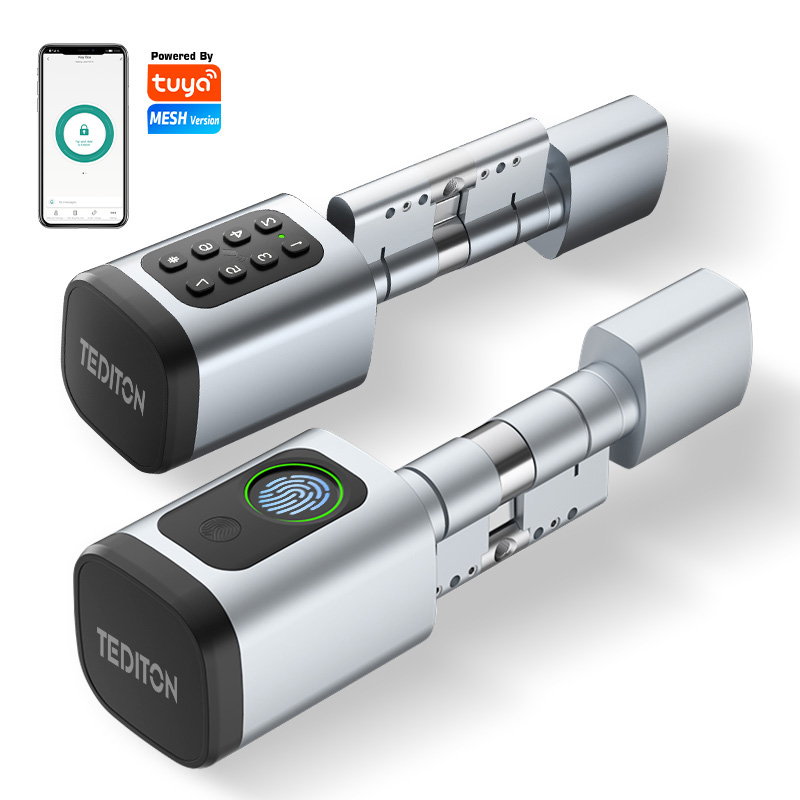 Smart Garden Door Lock - Euro TTLock 앱 지문 또는 코드