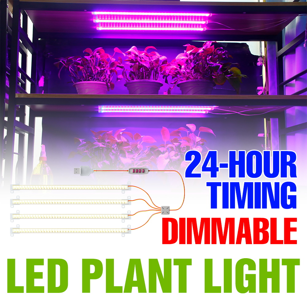 Hydroponic Grow Pod - LED 실내 식물 조명 바 USB