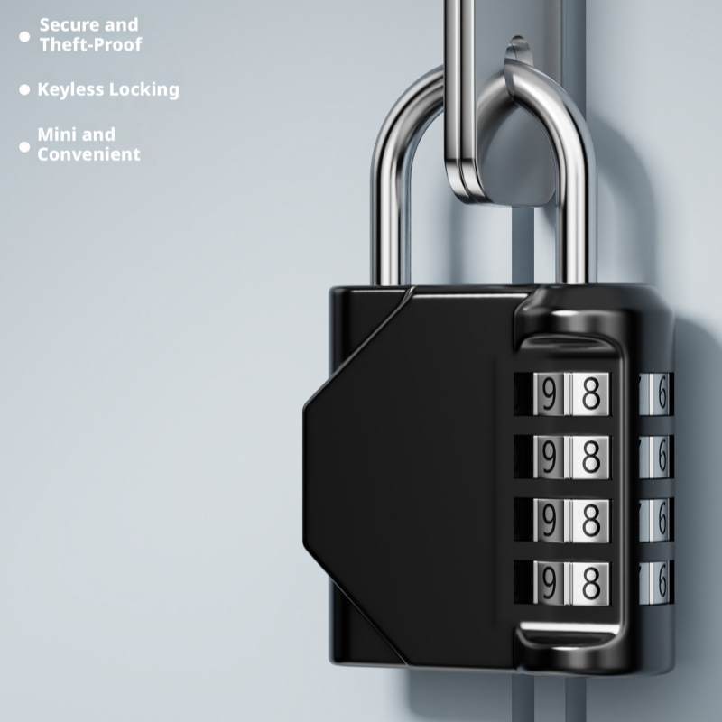 Smart Garden Gate Lock - 1개 조합 잠금장치, 재설정 가능한 4자리
