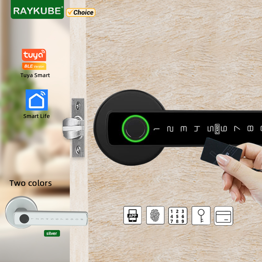 Smart Garden Door Lock - RAYKUBE M5 Tuya BLE 스마트 지문