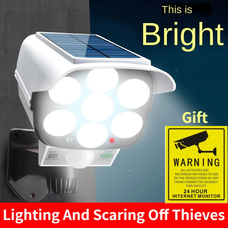 Smart Garden Light Camera - 야외 태양 빛 모션 센서 보안