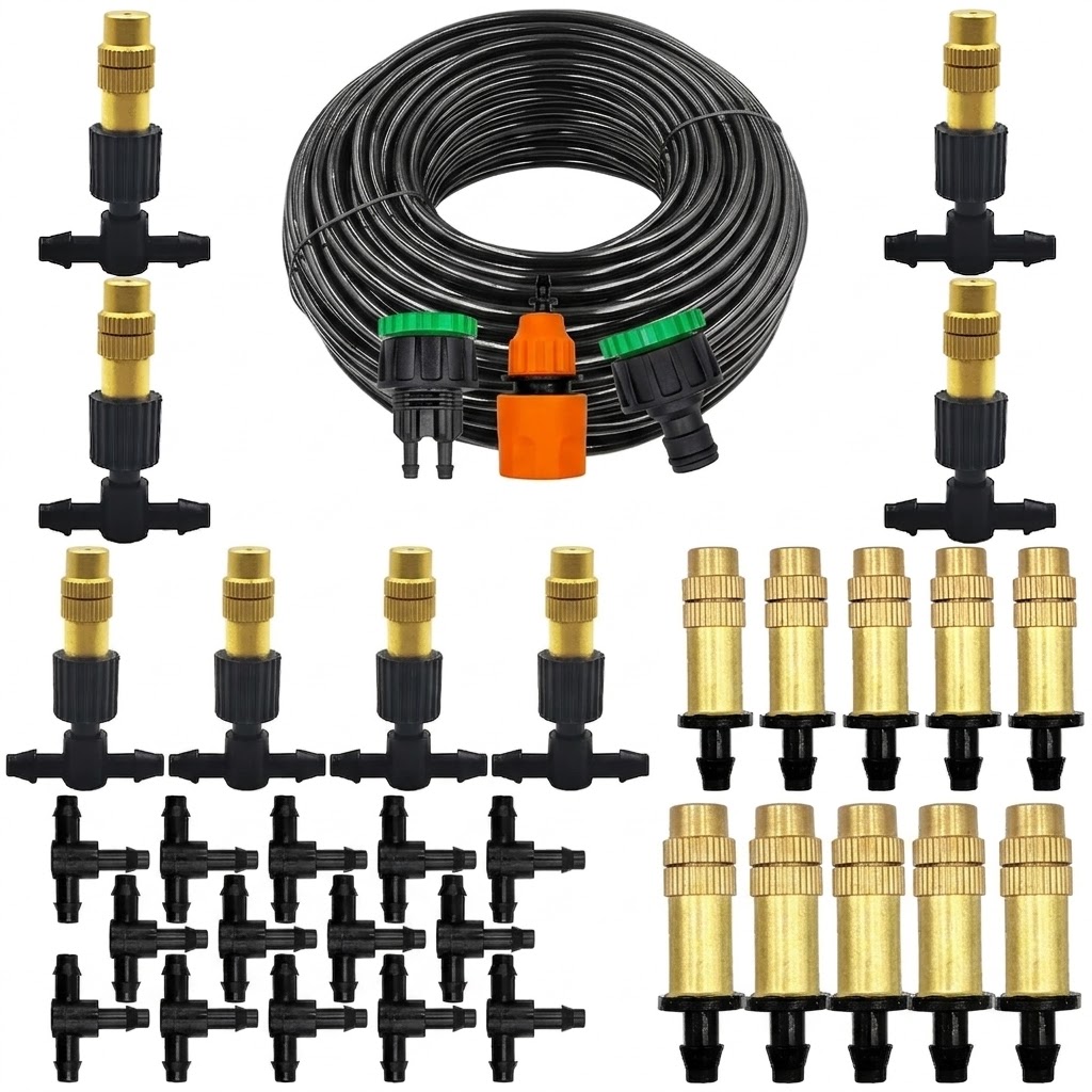 Smart Garden Sprinkler System - 4/7mm 호스, 온실 화분용 효율적인 물