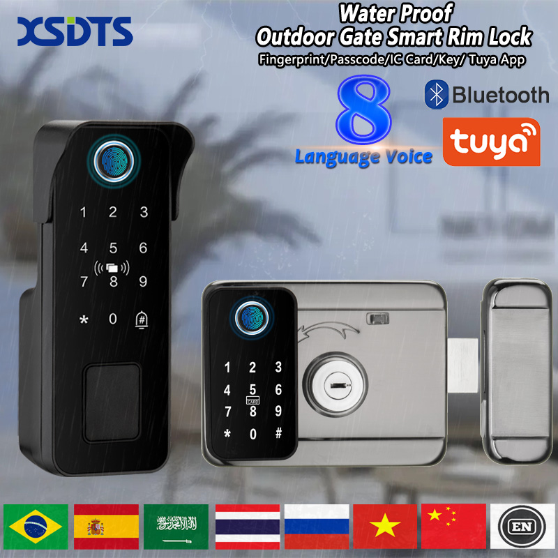 Smart Garden Outdoor - 방수 스마트 도어락 지문인식 야외 정원