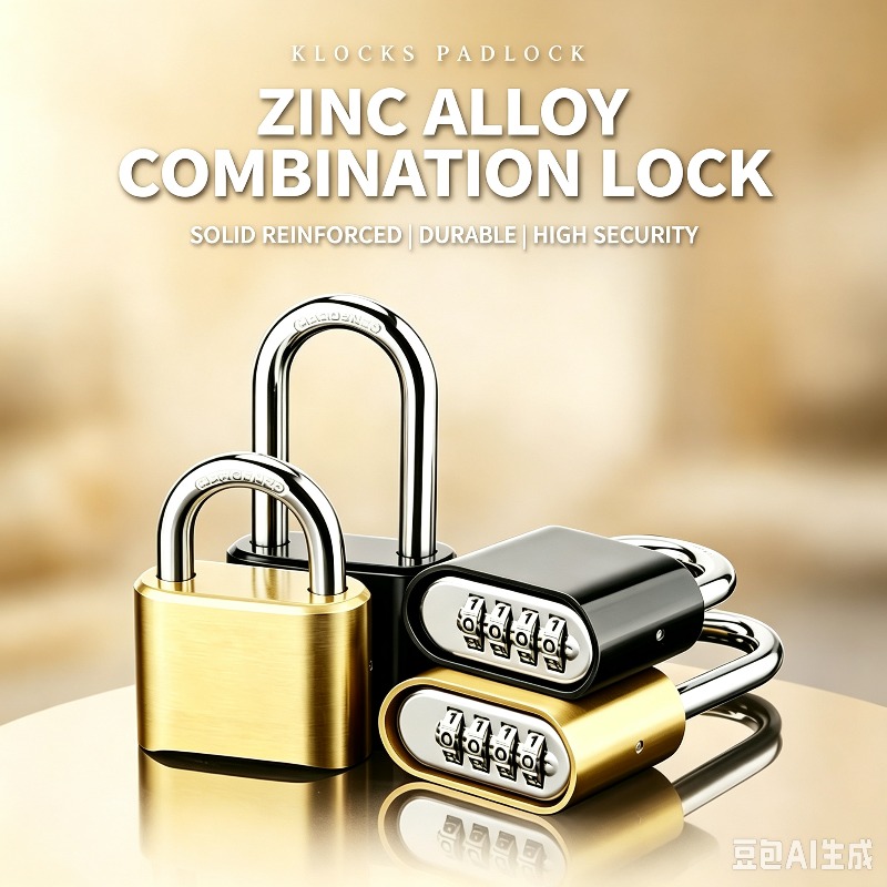Smart Garden Gate Lock - 4자리 조합 자물쇠, 방수, 고강도, 체육관