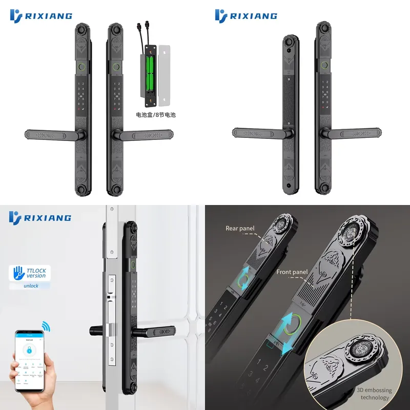 Smart Garden Door Lock - 2026 알루미늄 스마트 도어락 IP65 방수