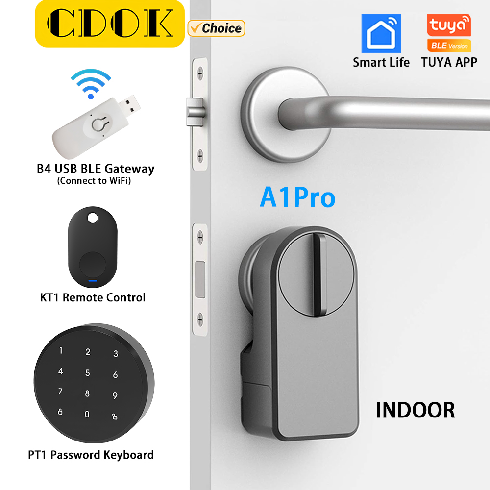 Smart Garden Gate Lock - CDOK A1Pro Tuya 블루투스 스마트 잠금장치는