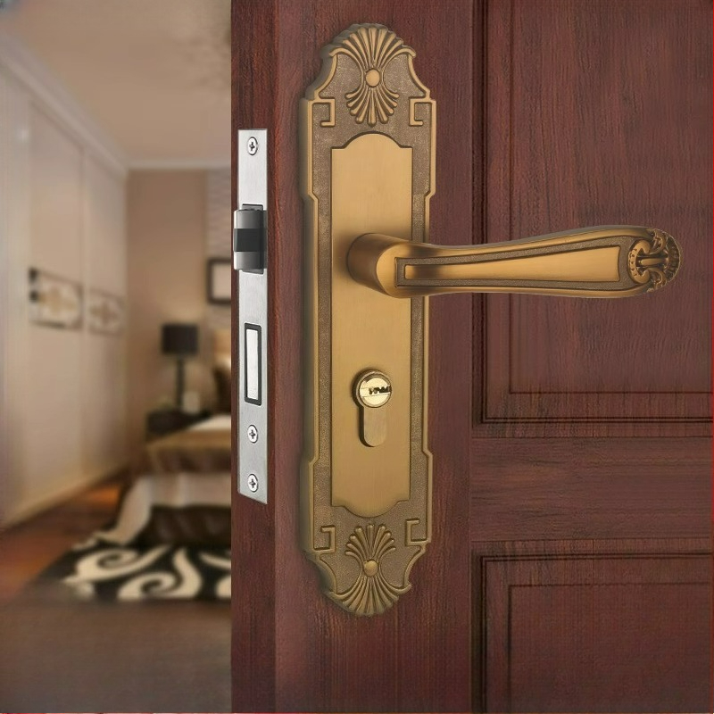 Smart Garden Gate Lock - 실내 침실을위한 새로운 중국 스타일 단단한
