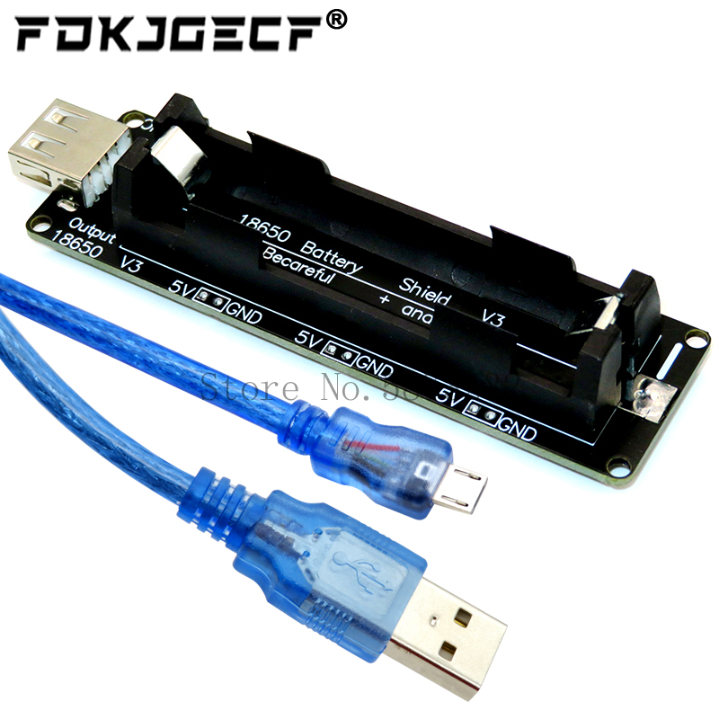 Smart Garden Esp32 - Wemos 18650 배터리 충전 실드 보드,