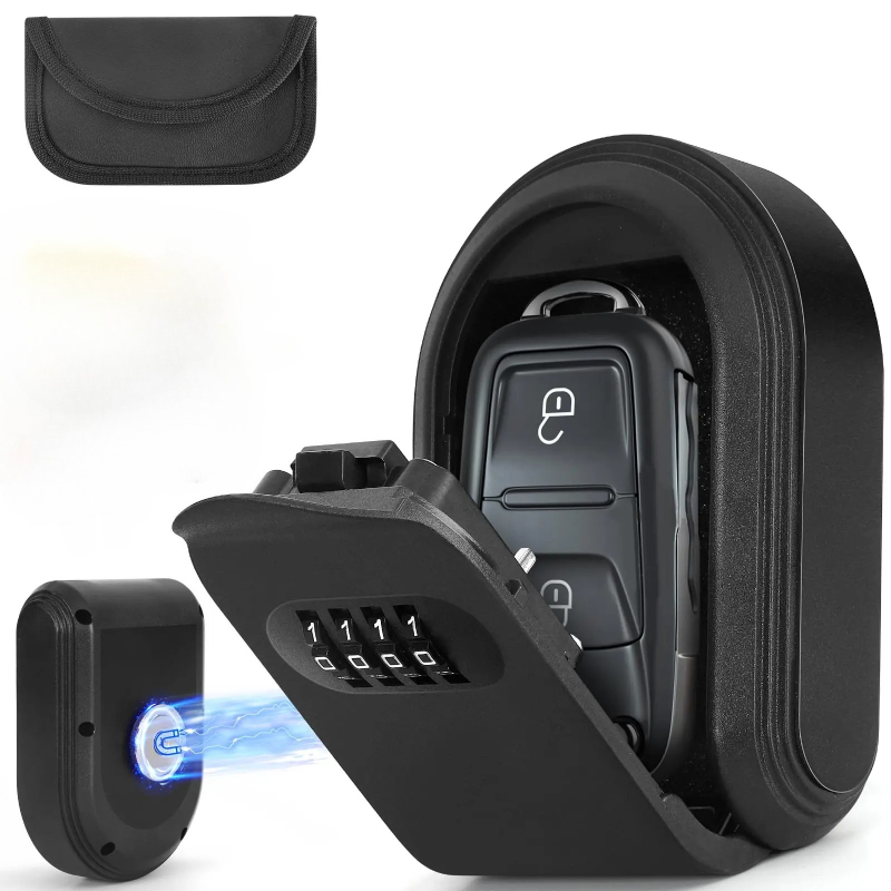 Smart Garden Gate Lock - 1개 자석식 키 보관함 차량 하부용